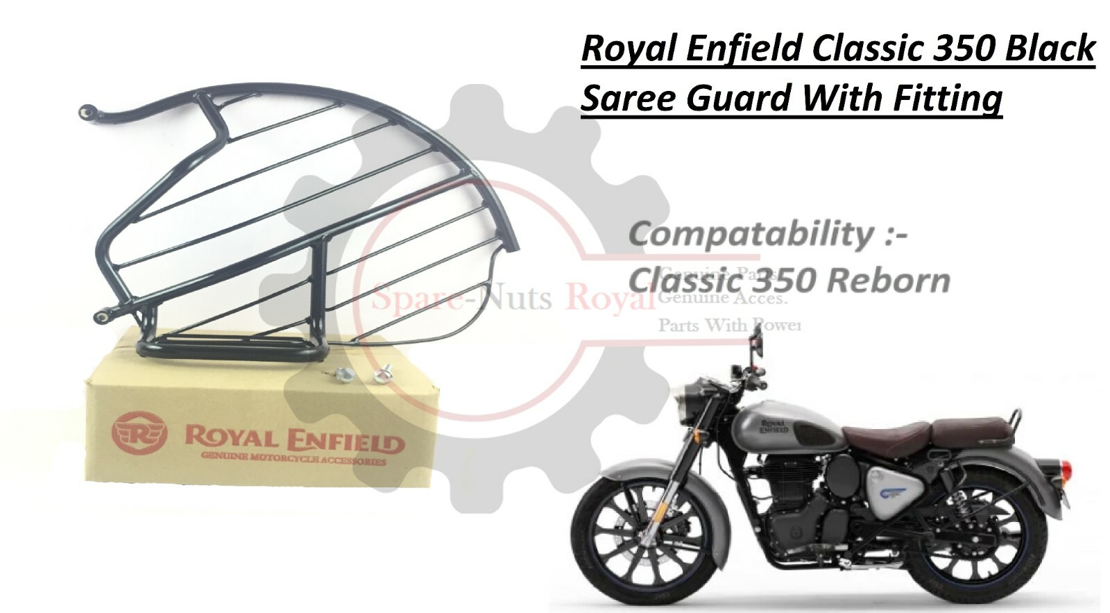 royal enfield classic 350 saree guard price